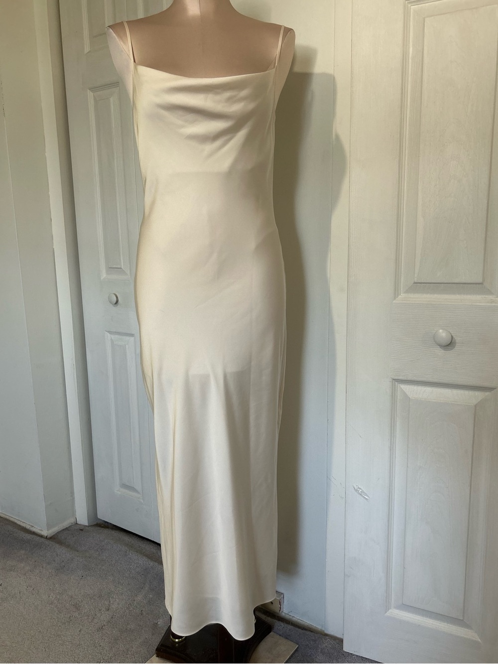 All Saints Hadley Cream long Dress size 2